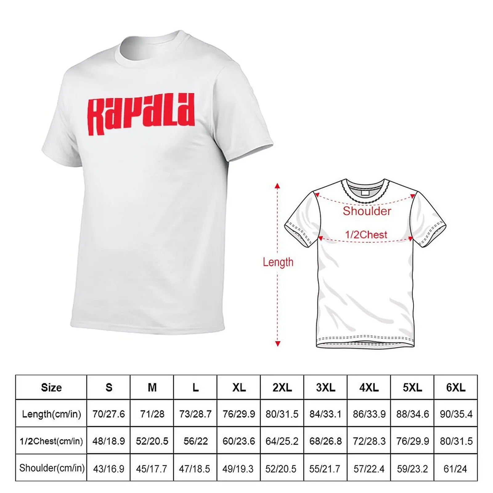 تي شيرت Rapala-Merch تي شيرت قطني تي شيرت رجالي للرجال تي شيرت جرافيك مضحك