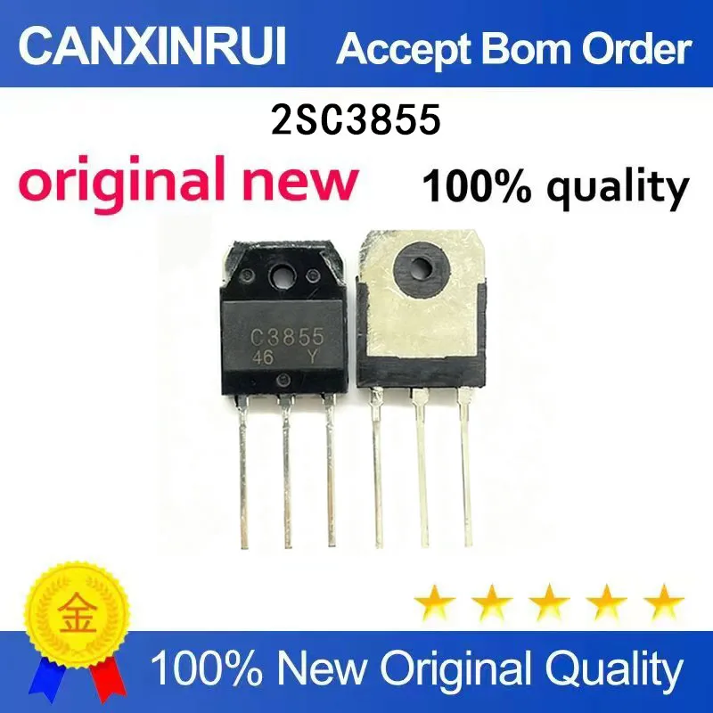 

(5-100 Pieces) C3855 2SC3855 TO-3P amplifier pairing tube brand new original stock