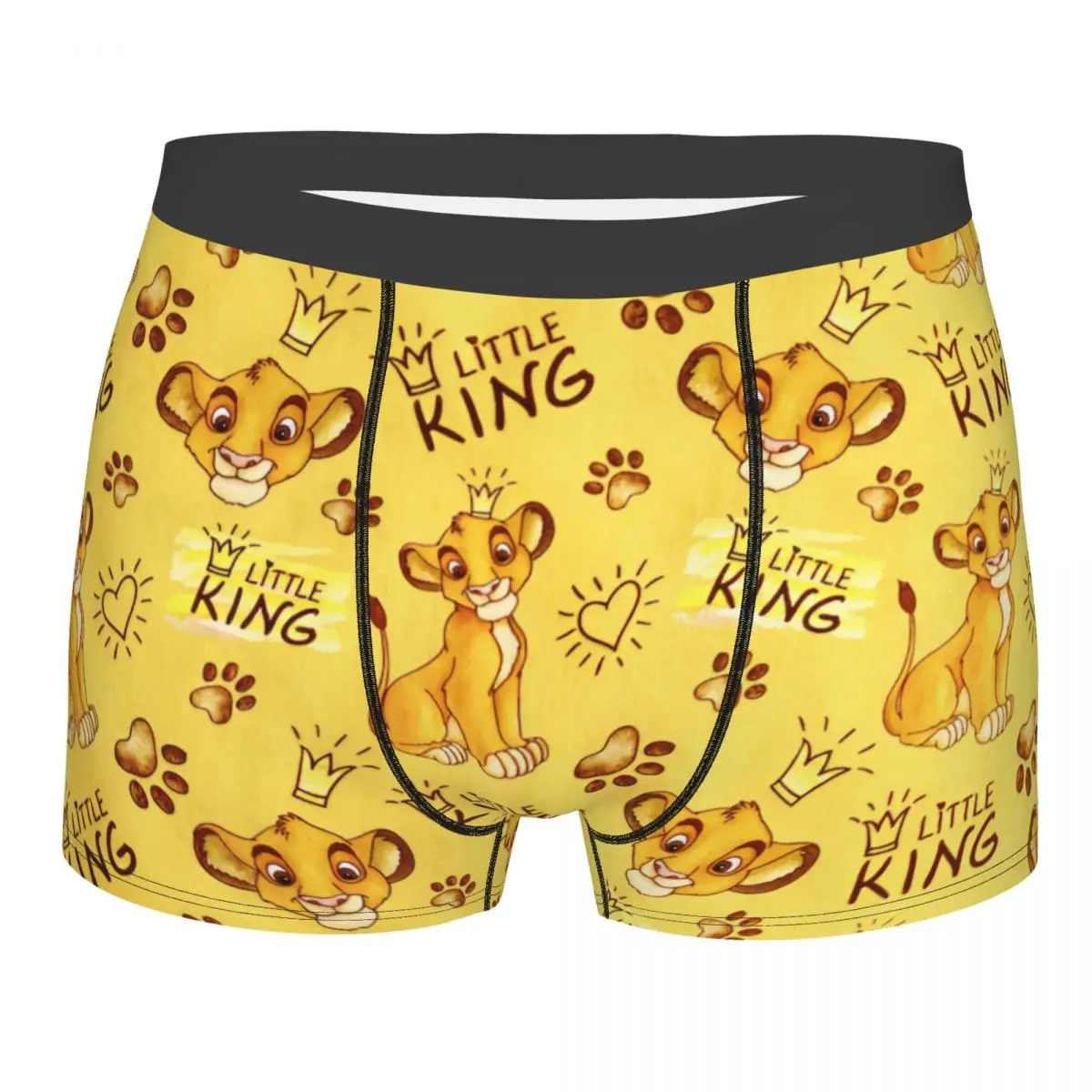 

Custom The Lion King Boxer Shorts For Homme 3D Printed Underwear Panties Briefs Soft Underpants