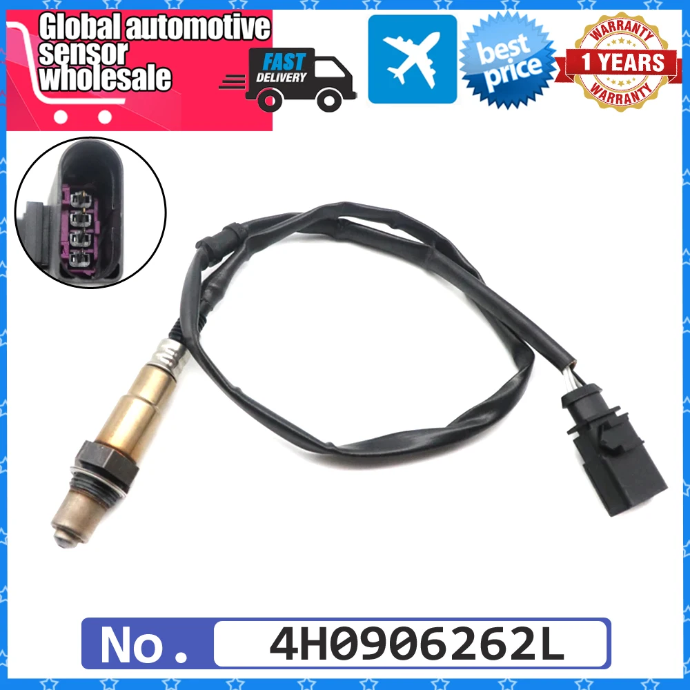 NEW Rear Car Air Fuel Ratio Lambda O2 Oxygen Sensor 4H0906262L for Audi S6 S7 S8 A6 A8 Q7 RS7 Volkswagen Passat CC Downstream