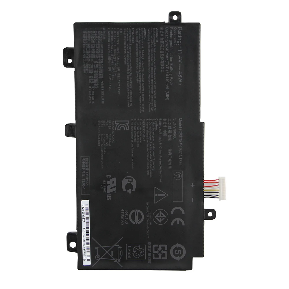 استبدال بطارية الكمبيوتر المحمول B31N1726 ل ASUS FX504 FX504GD FX505 FX505G FX504G FX86 FX80G FX80GE/GD8750 FX95G بطارية 4240mAh