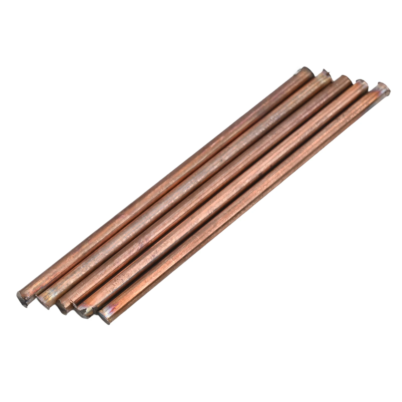Brass Rod Copper Rod Industrial Solid 100mm Length 4mm Diameter 5 Pcs Copper Metal Rod Cylindrical Pure Copper