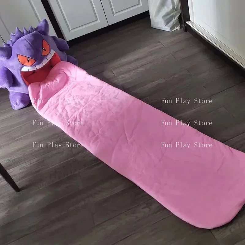 Pokemon Gengar Big Tongue Plushies Anime Peripheral Big Size Gengar Sleep Pillow Dual Purpose Nap Blanket Stuffed Plush Toy Doll