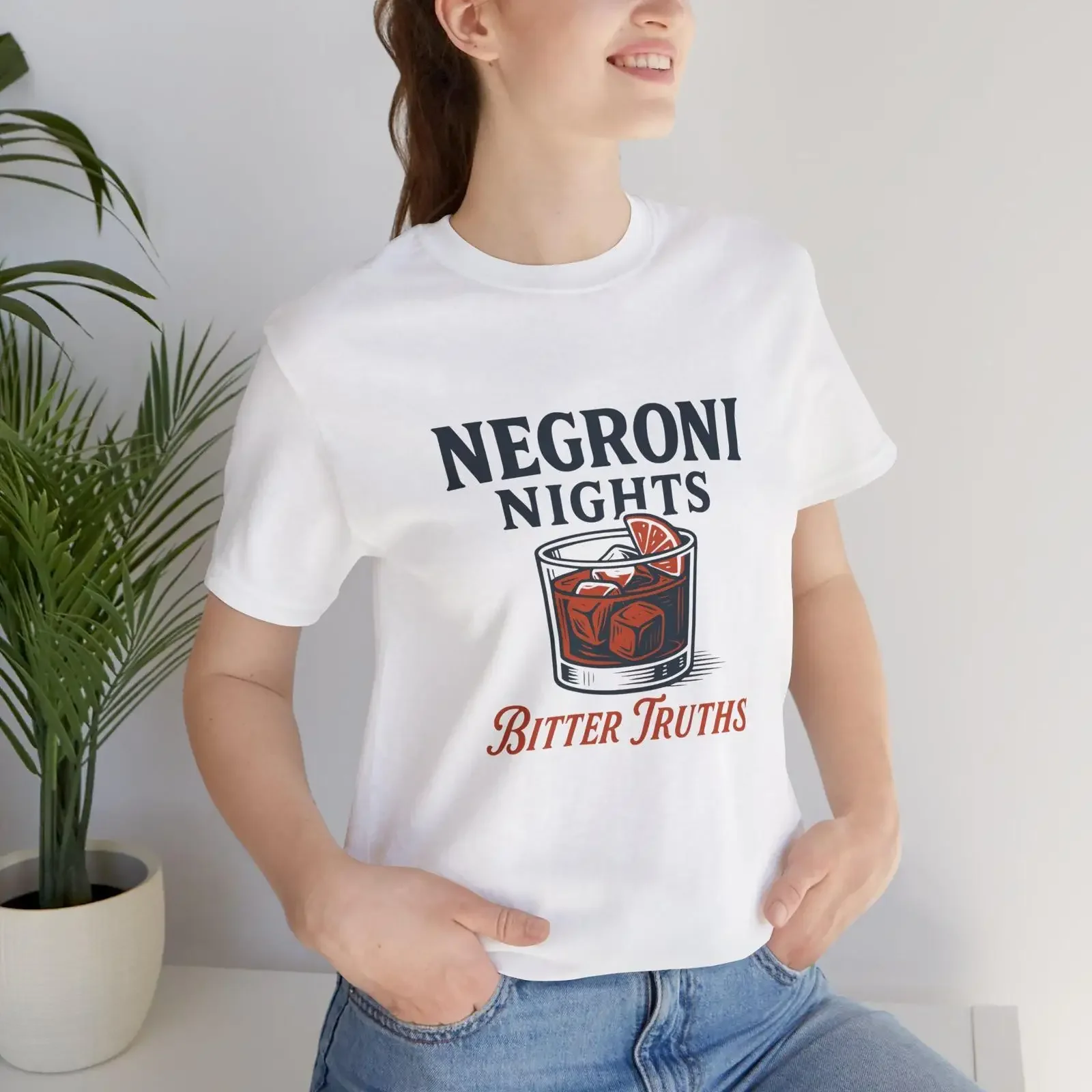 Negroni Nights Bitter Truths T Shirt Available in 5 Colors USA vintage Washed homme Slightly designer clothes Stylish