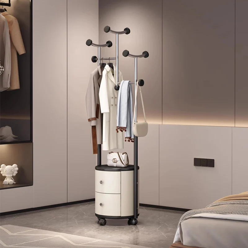 عرض تخزين رفوف المعاطف الملابس الدائمة توفير المساحة المنظم فتح رفوف معطف فاخرة معلقة Perchero الأثاث العصري