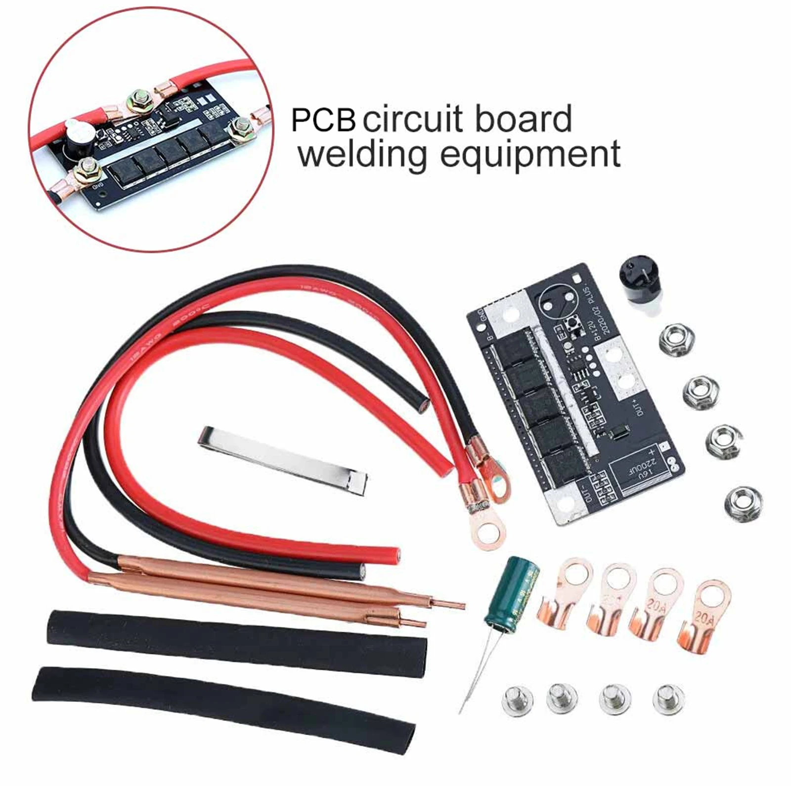 Set Portable Welding Device 100-200A Energy Storage Machine for 18650/26650/32650 Lithium Battery