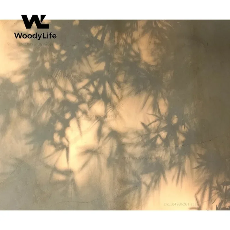Light and Shadow Bamboo Modern Simple Living Room Decorative Painting Hand-painted  Background Wall Entrance Hanging Painting