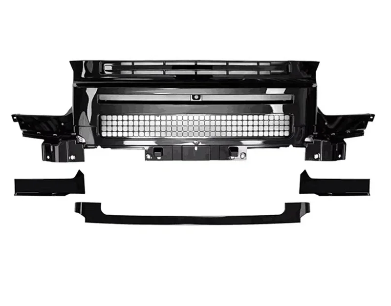 Car Grille Fit for CHERY Jetour Traveller T2 2023 2024 Modified Defender Style Grille Front Face Black Warrior Car Exterior Part