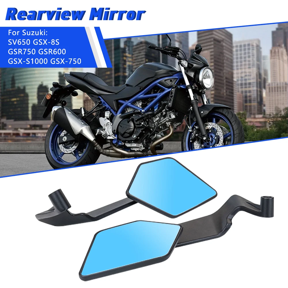 

Motorcycle Rearview Mirror For Suzuki GSR750 GSR600 GSX-8S GSX-S1000 GSX-750 Accessories Invisible Folding Rearview Mirror