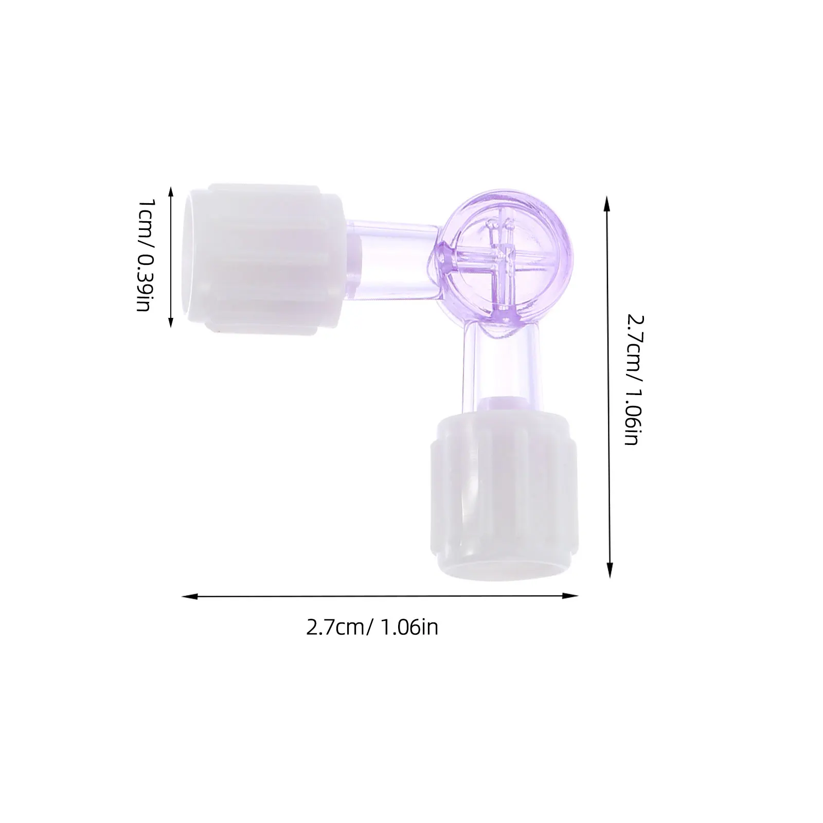 

5 Pcs Disposable Valve Medical Solution Mixer Liquid Mixers Detachable Mixing Tool for Beauty Salon Travel