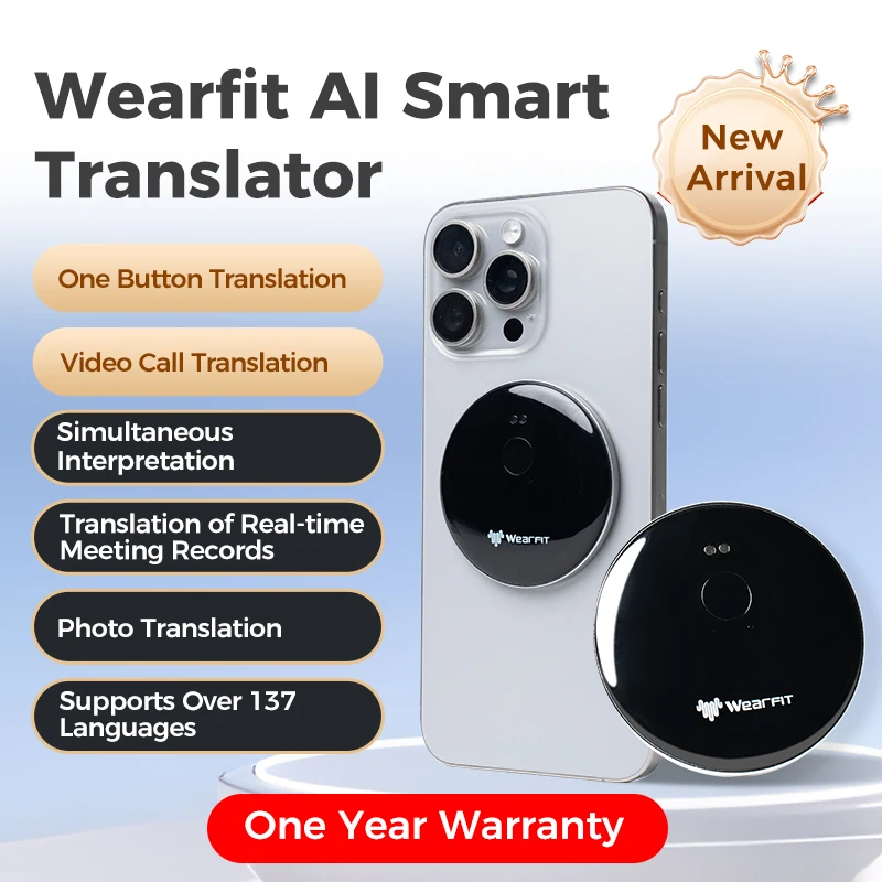 New Smart AI Scan Pen Voice Translator 140 Languages Simultaneous Interpretation Video Calls Translate Photo Record Translation