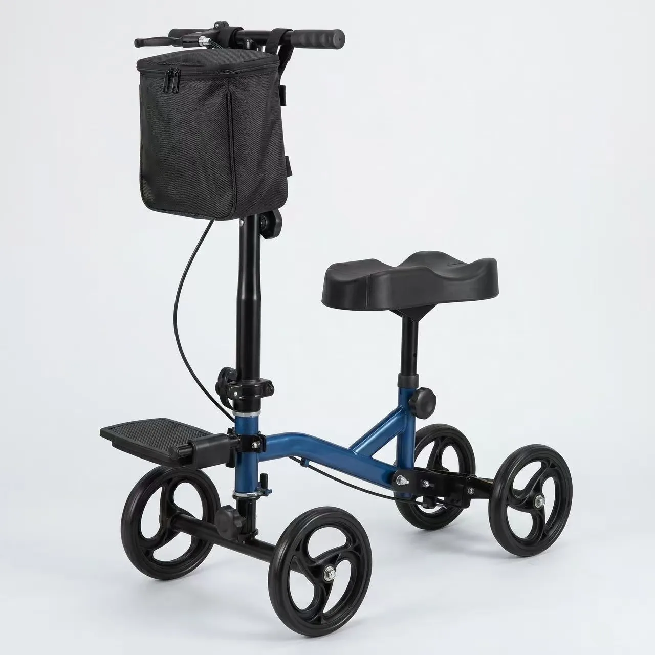 Anti Slip 8 inch Wheel Rollator Walker Stable Walking Aid for Elderly