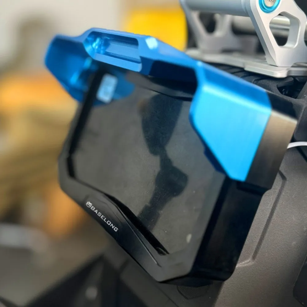 

450 MT CNC Aluminium TFT Guard with sun visor Meter Frame Cover Screen Glare Shield Guard For CFMOTO 450MT Ibex 2024 2025 2026