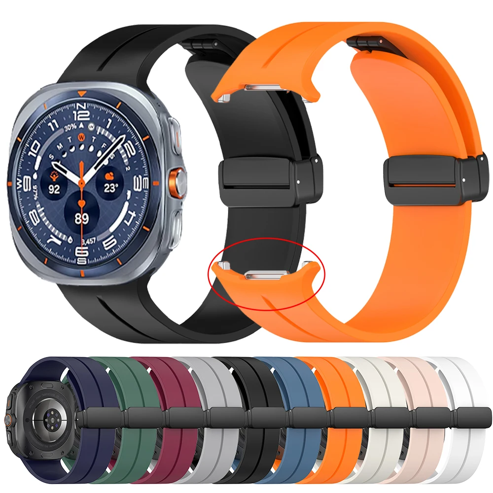 Riemen für Samsung Galaxy Watch Ultra 2025 Sport Silikonband Armband Correa Samsung Galaxy Ultra 47 mm Armband Zubehör