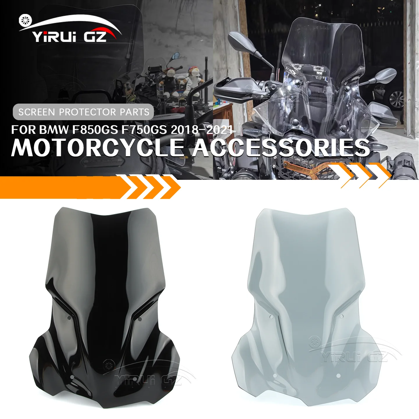 For BMW F 850 GS F 750 GS Screen Protector Parts NEW Windshield 850 GS F 750 GS F 850 GS ADV Windshield Fixing Bracket 2018-2021