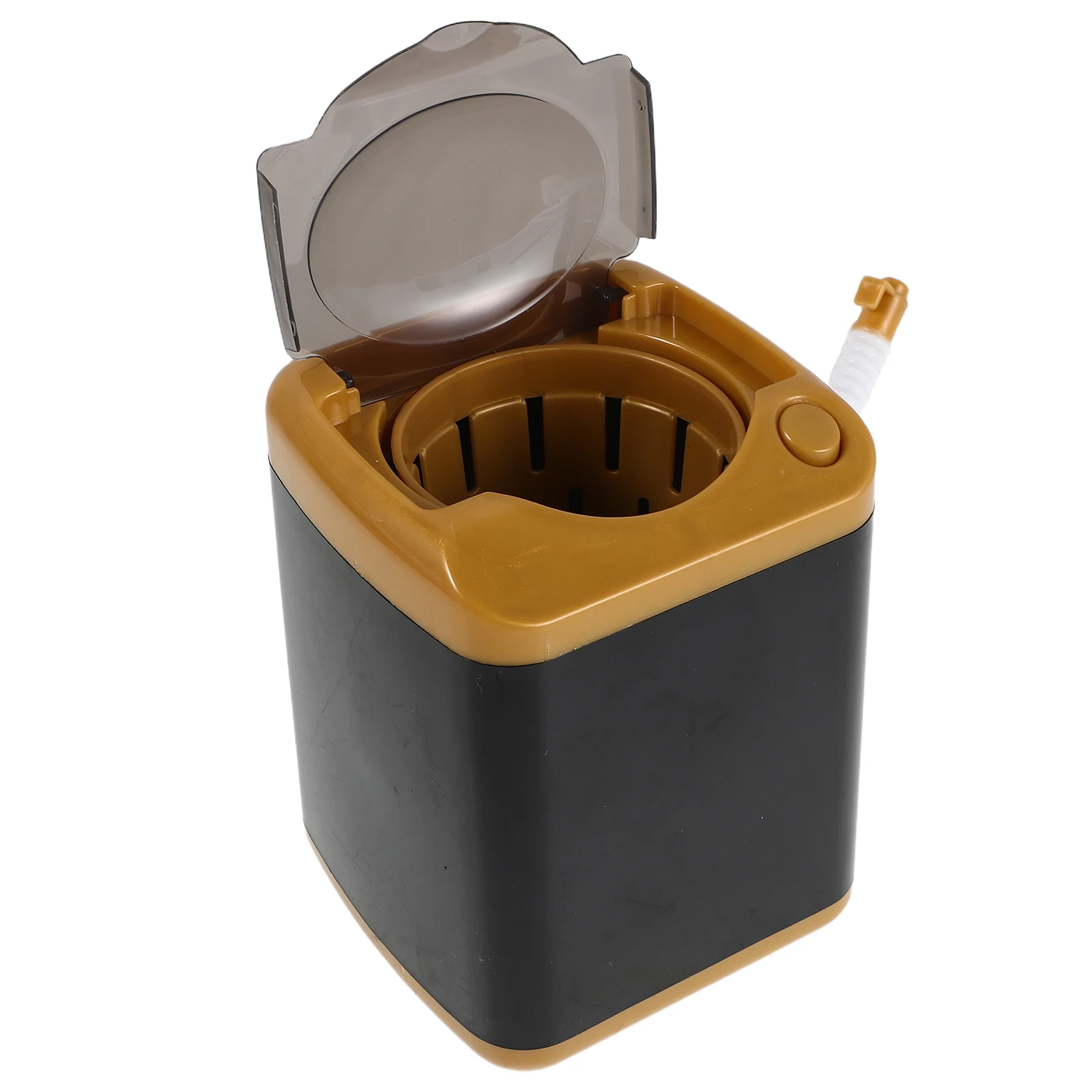 1 zestaw Mini Pralka do Rzęs Automatyczna Myjka do Gąbek do Makijażu Przenośna Myjka do Sztucznych Rzęs Delikatna dla Wszystkich Materiałów