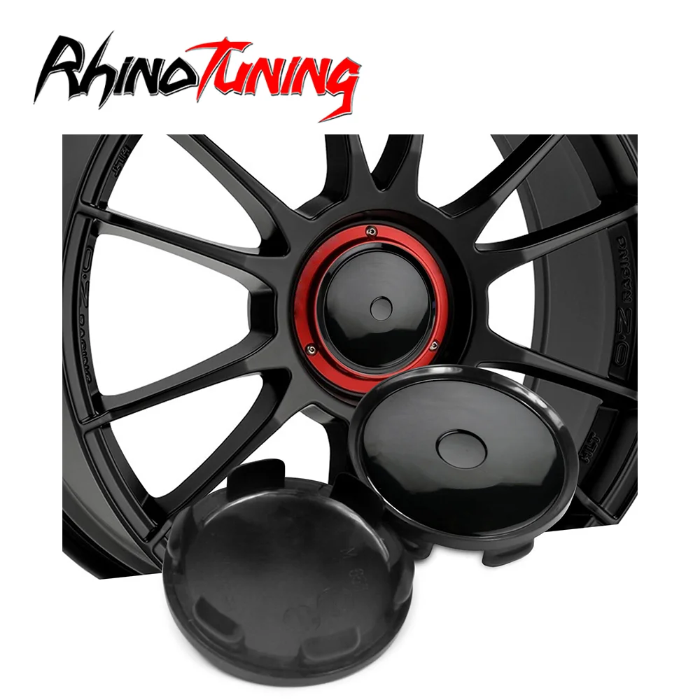 

RhinoTuning 2 or 4pcs 68.5mm OD 64mm ID Car Wheel Center Hub Caps For Cortina / PCD 5-120 (except 9x19 inset 50) M653 63887 ABS