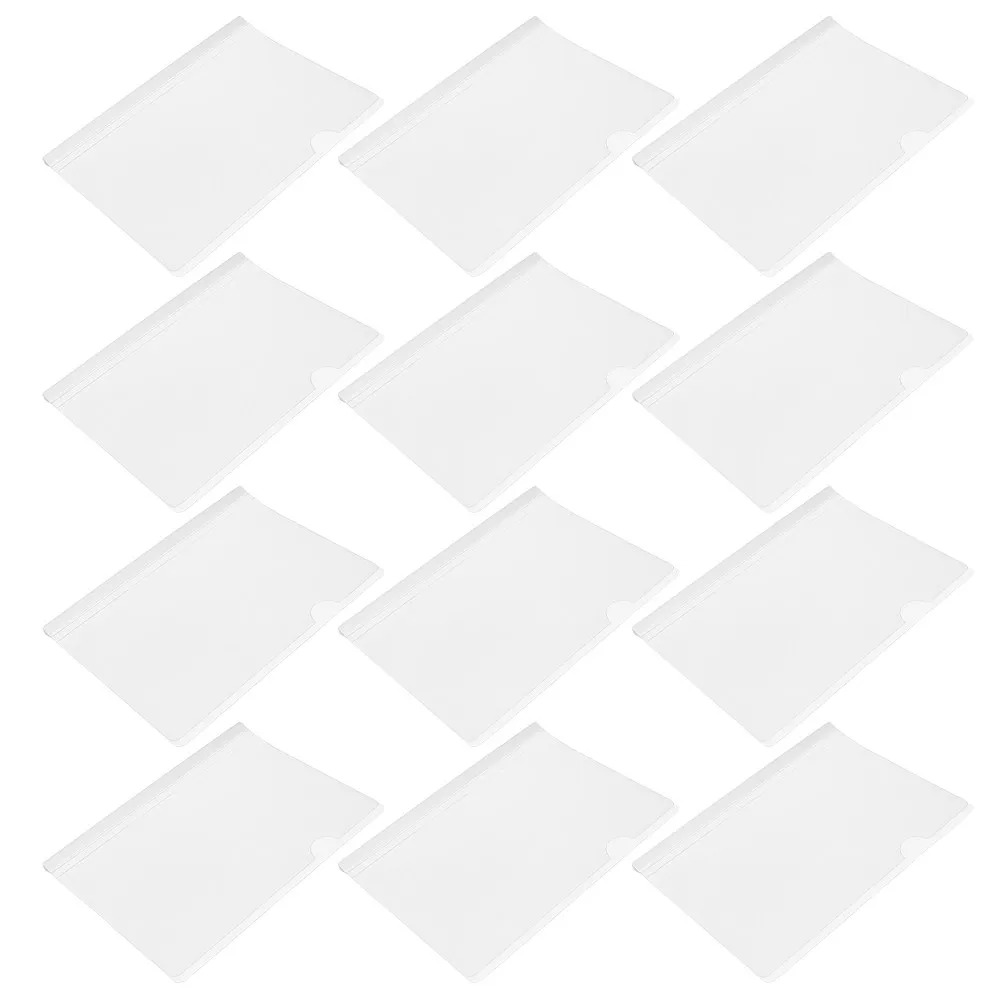 

20Pcs Clear Report Covers with Sliding Bar Plastic Document Folders File Organizer for Office School Teachers Students B5 Size