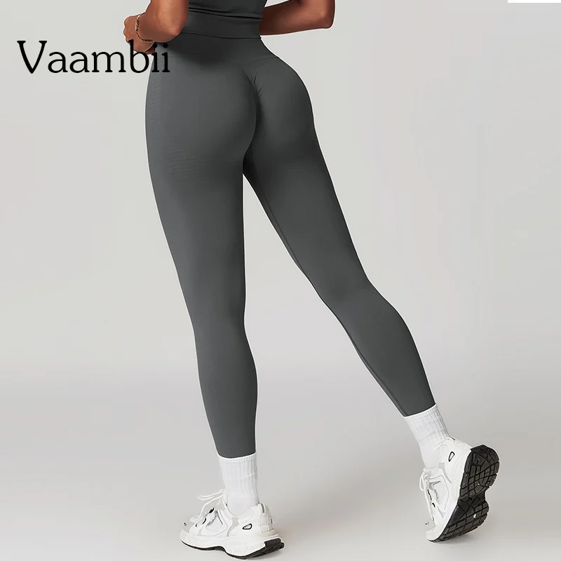 

Fitness Sports Tights High Waist Ribbed Scrunch Bum Gym Legging Gym Clothes Woman Flex Seamless Yoga Legging Impact Leggings