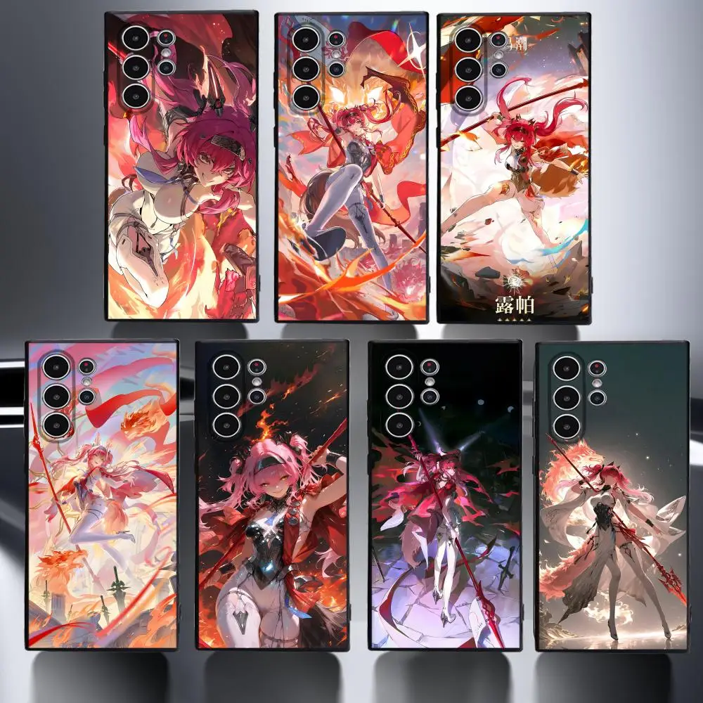 Wuthering Waves Lupa Phone Case for Samsung S series s20 s21 s22 s23 s24 FE Plus Ultra TPU Soft to Skin-friendly case