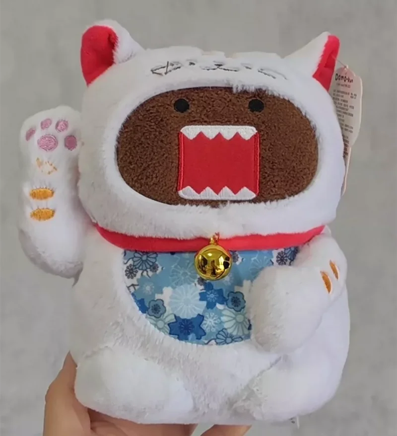 Lucky Cat Domo Kun Plush Toy Kawaii Cute Anime Plushie Kids Toys for Girls Boys Birthday Gift