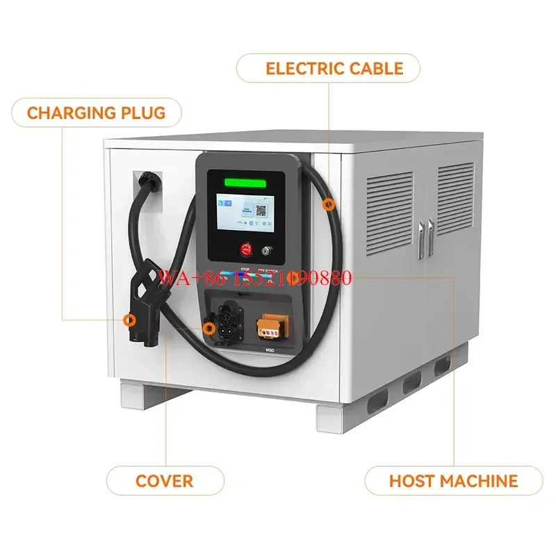 WMWMNU Factory Direct 30kW DC Mobile Charging Storage System 26kWh Power Bank Portable Road Rescue Station for Type1 Type2 GB