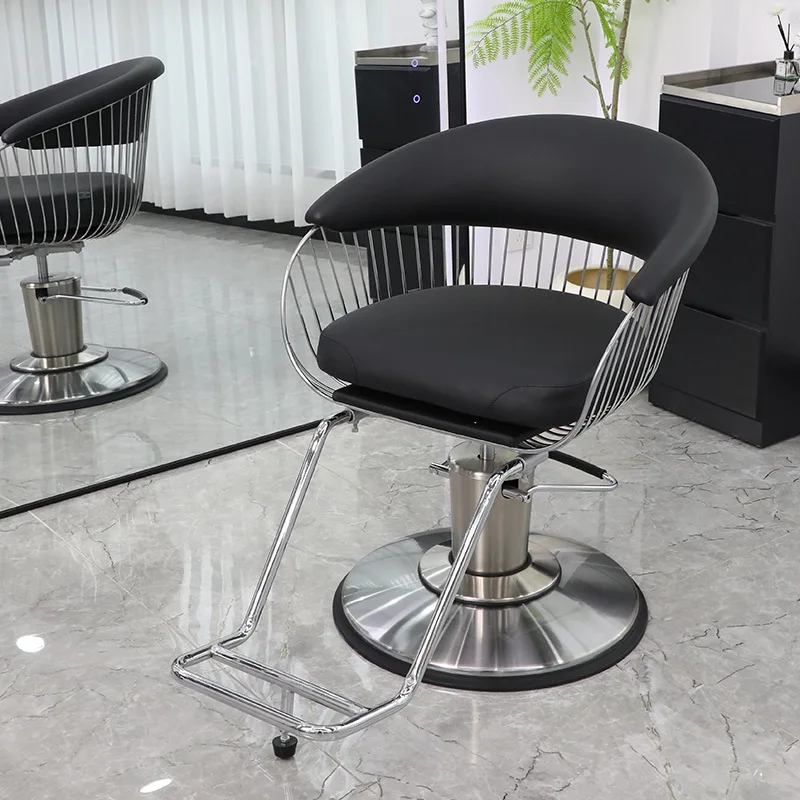 New beauty salon special chair rotating lift barber chair simple light luxury adjustable massage chair wholesale