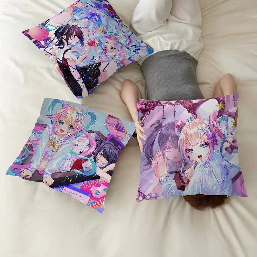 

Needy Girl Overdose Cute Cartoon Cushion Cover Decorative Pillow Sofa Home Decor case pillow cases