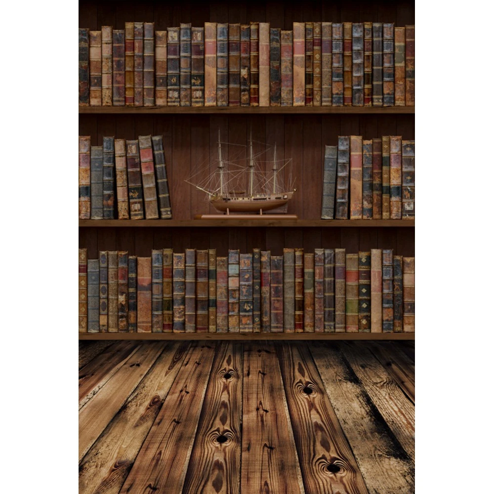 Yeele หนังสือการถ่ายภาพฉากหลังหนังสือห้องสมุดโรงเรียนภาพเด็กทารกถ่ายภาพพื้นหลัง Photocall Photo Studio