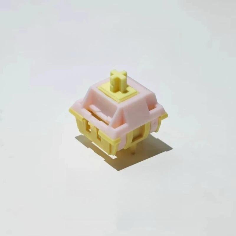 Peach Cheese Switch Customized 37g 40g 48g Trigger Linear Crispy Switch HIFI Ergonomic Mechanical Keyboard Accessories Switches