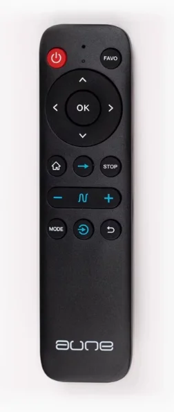 Télécommande Aune Flamingo S5/X5S, Télécommande Infrarouge Améliorée Tout Aluminium