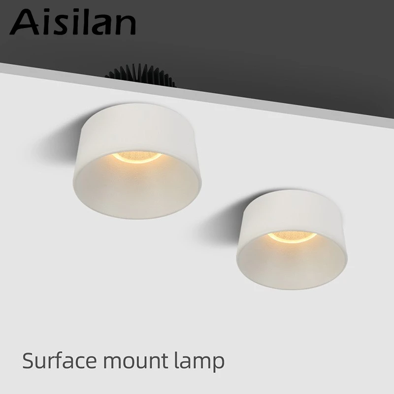 

Aisland downlight led ceiling light embedded minimalist anti-glare living room ceiling no main light aisle corridor hole light