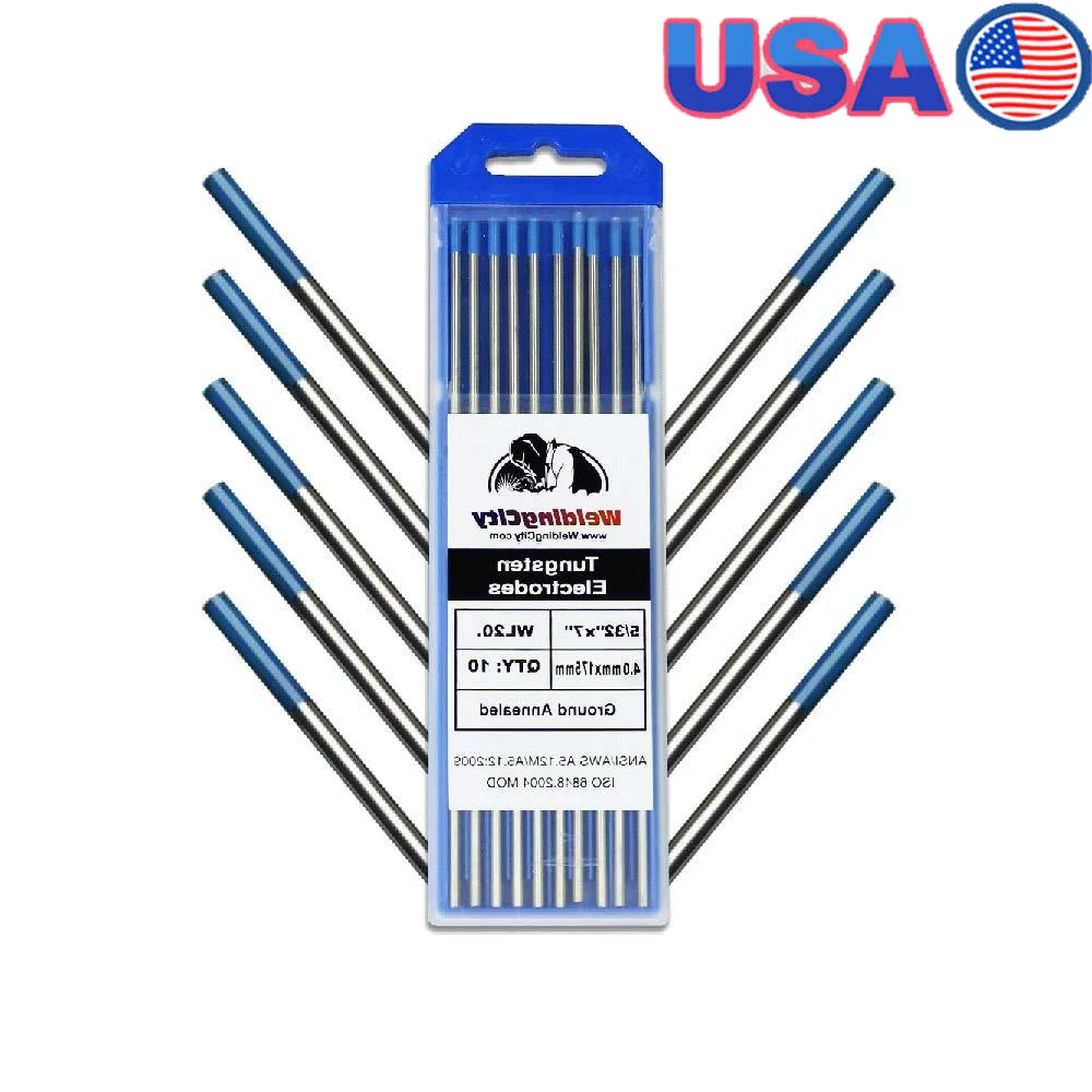 Tungsten Electrode Rod 2.0% Lanthanated Blue Welding AWS/EW-La20 5/32