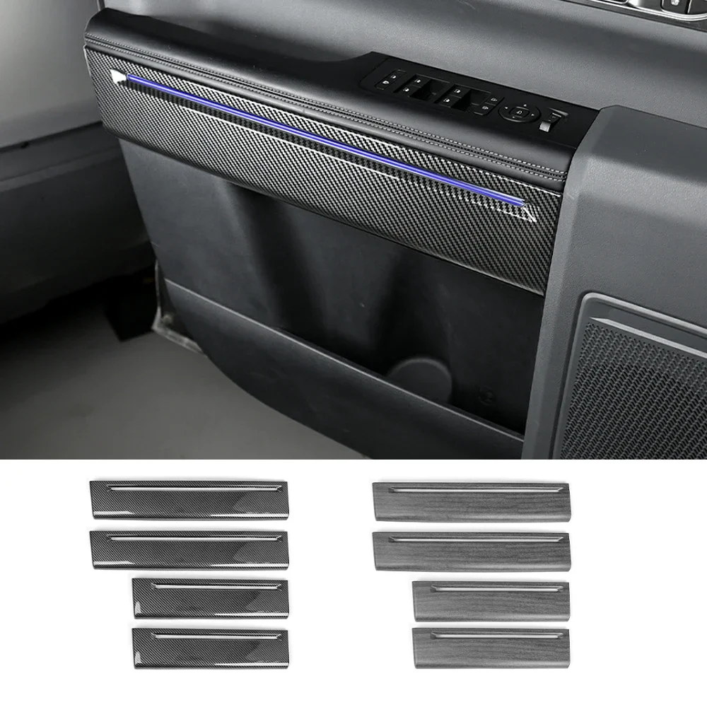 

Комплект из 4 накладок на верхнюю внутреннюю панель двери из АБС-пластика для Kia TASMAN 2025 2026 (левый/правый руль), аксессуары для интерьера автомобиля