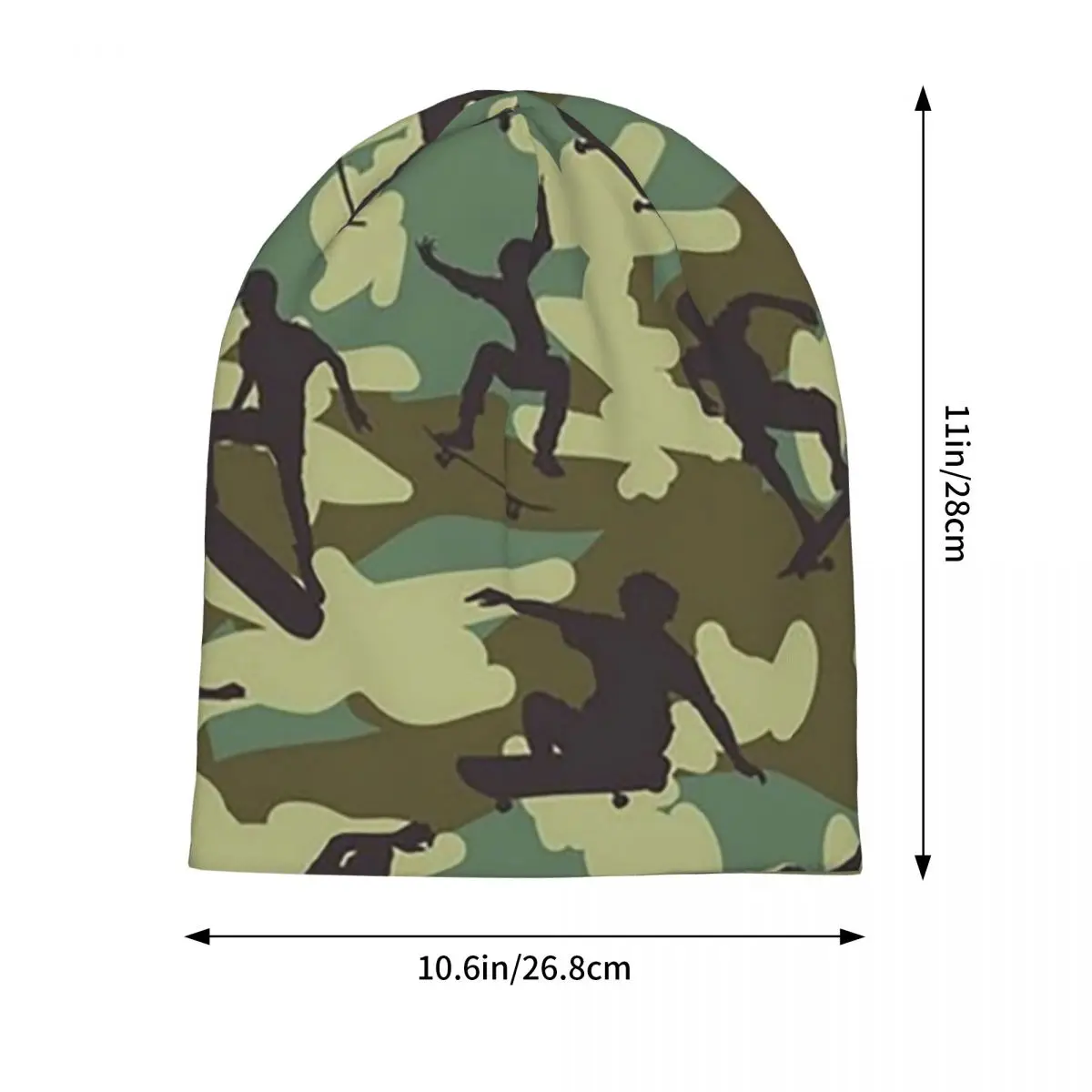 متزلج كامو وودلاند قبعة محبوكة دافئة الهيب هوب بونيه قبعة الخريف الشتاء في الهواء الطلق قبعات حريمي للجنسين الكبار