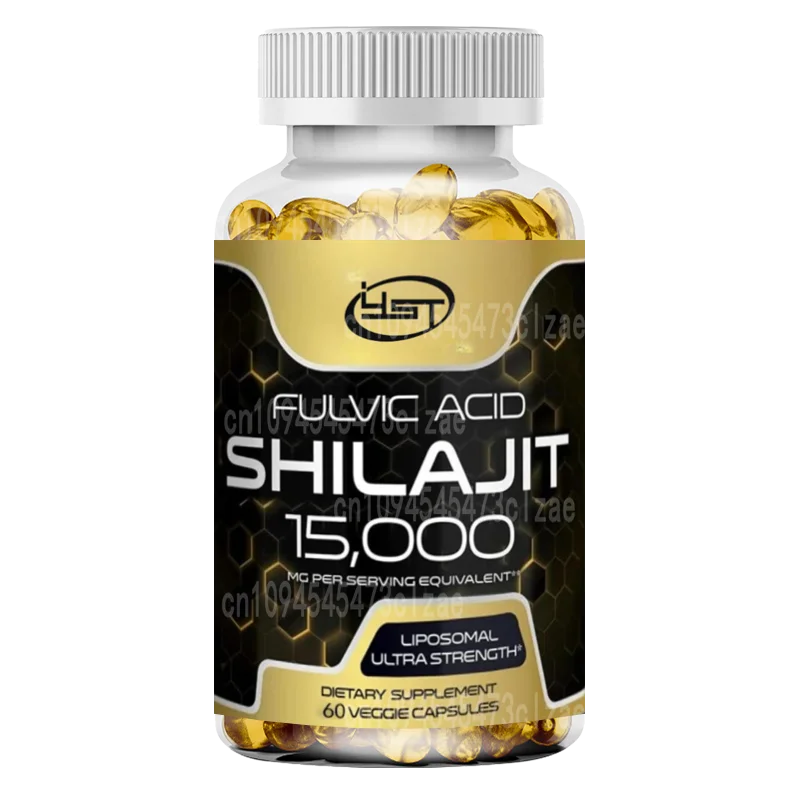 Shilajit Men's Capsules 60 Capsules - Pure Shilajet Women's Natural Rich Acid - Shilajet Enhances Energy and Immune Support