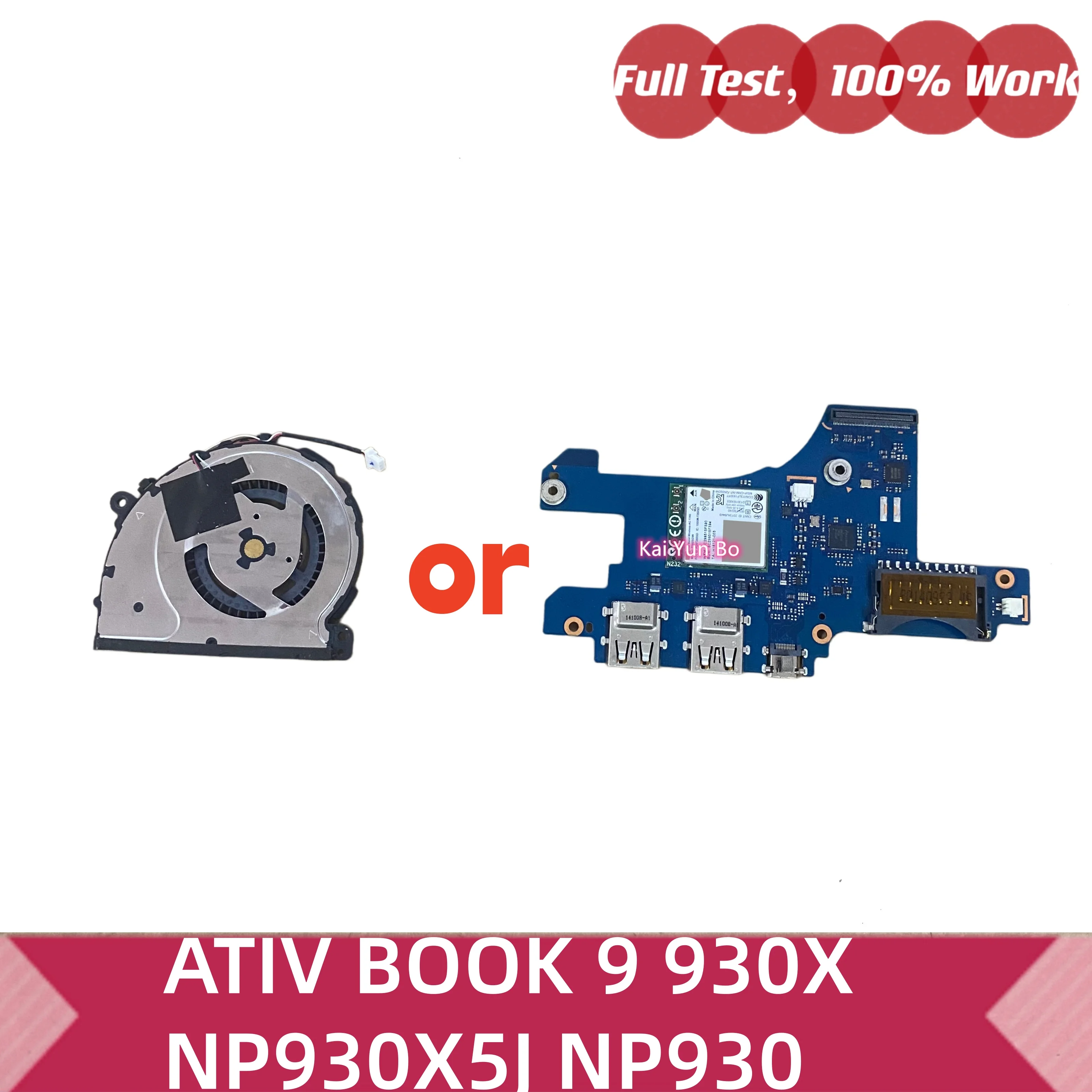 BA41-02358A BA92-14135B BA31-00151B Para Samsung ATIV BOOK 9 930X NP930X5J NP930 Placa de Leitor de Cartão USB SD ou Placa WLAN ou Ventilador