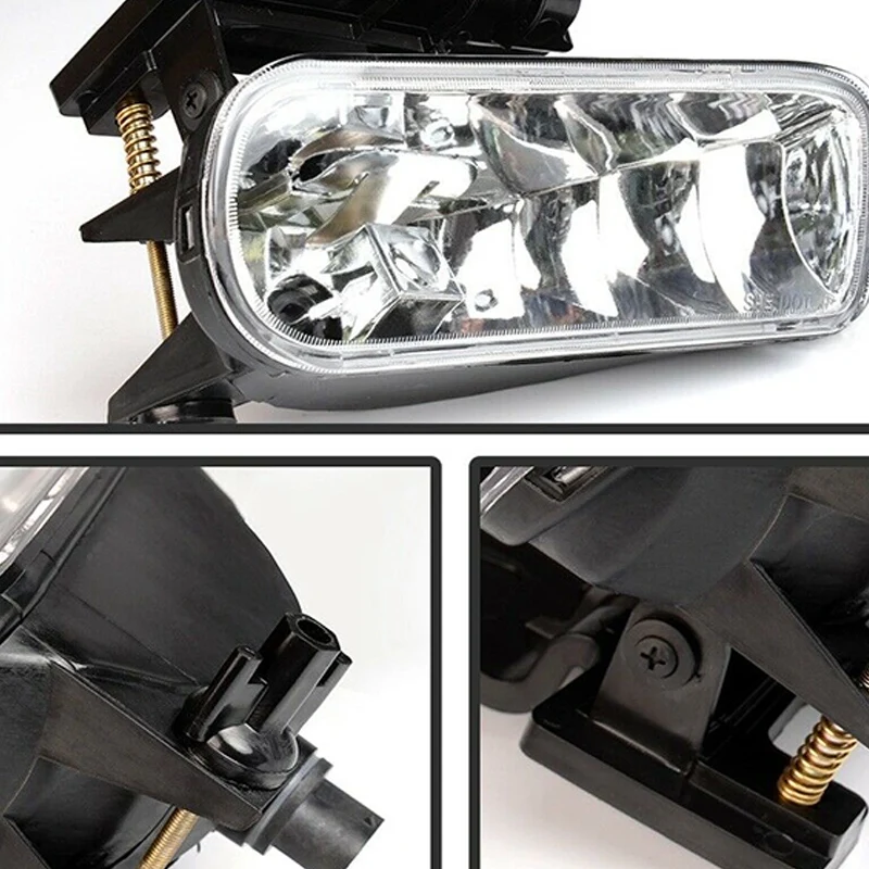 Car Fog Lights Bumper Driving Lamp Daytime Running LED Light for Chevy Silverado 1999-2002 Tahoe Suburban 2000-2006