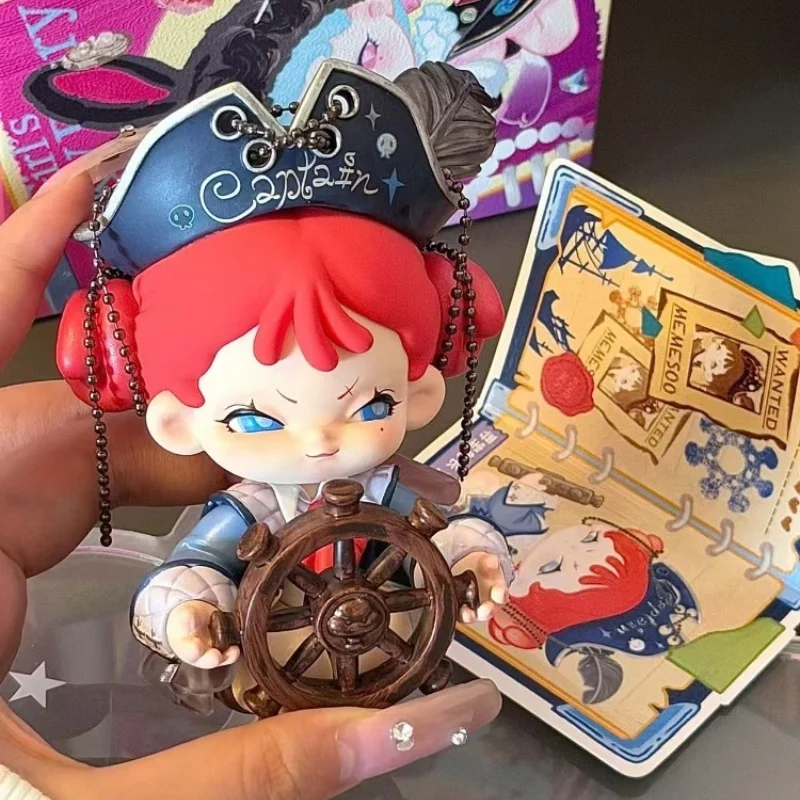 أصيلة Memesoo شبح الحصان فتاة مذكرات صندوق أعمى لطيف سطح المكتب زخرفة العصرية لعب دمية اليدوية فتاة هدية