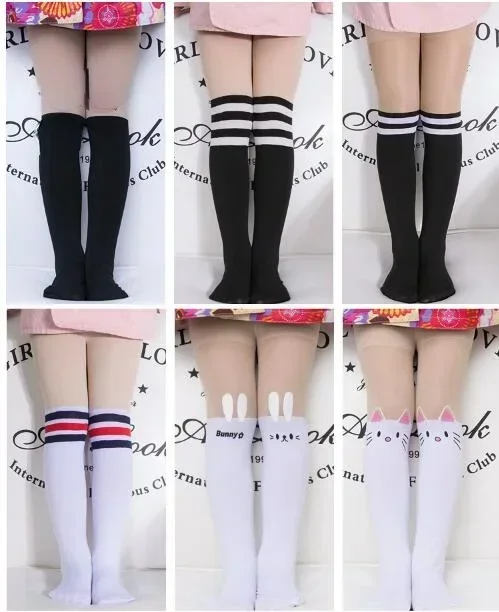 Spring Kids Stockings New Cartoon Girl Tights Children Kids Elastic Pantyhose Princess Girl Tights Stockings Baby Tights Summer