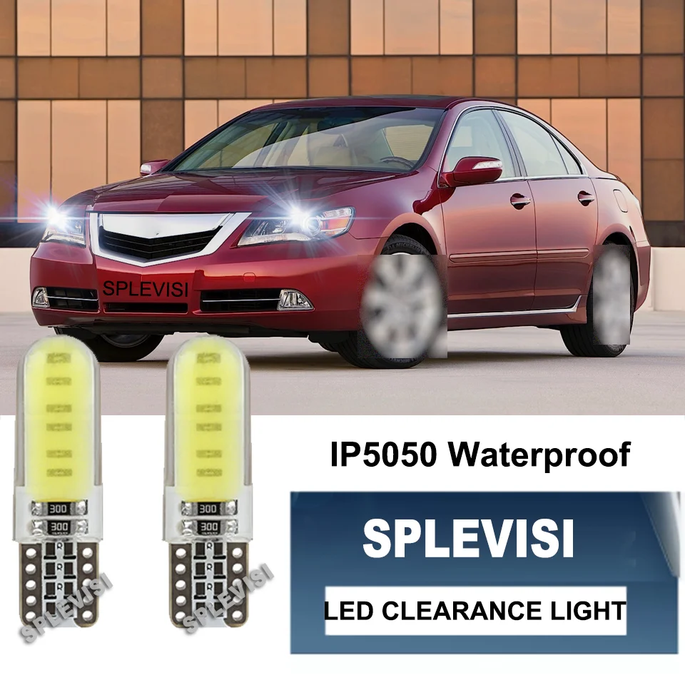 

2xT10 W5W COB LED Clearance Light Bulb Silica Error Free For Honda Civic Accord CR-V FR-V HR-V Fit Insight Legend S2000