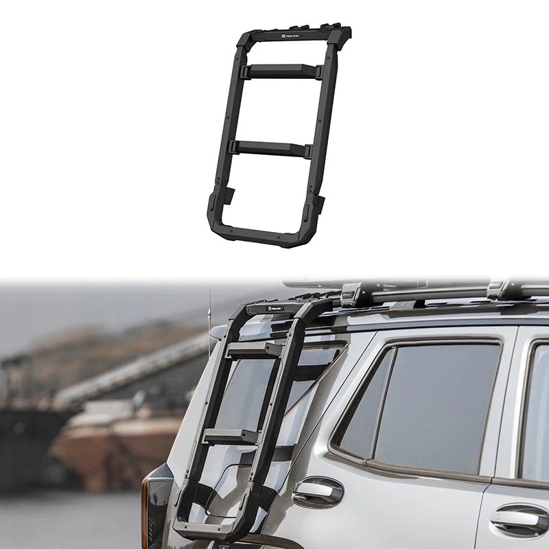 

Aluminum Black Car Accessories Rear Protection Framework Car Side Climbing Ladder Side Door Ladders for GWM Tank 400 Auto Parts