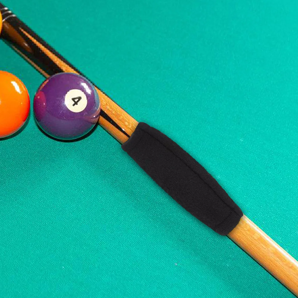 

2 Pcs Billiard Cue Cleaning Cloth Soft Reusable Snooker Stick Cloth Pool Cue Accessories Black Daily Long