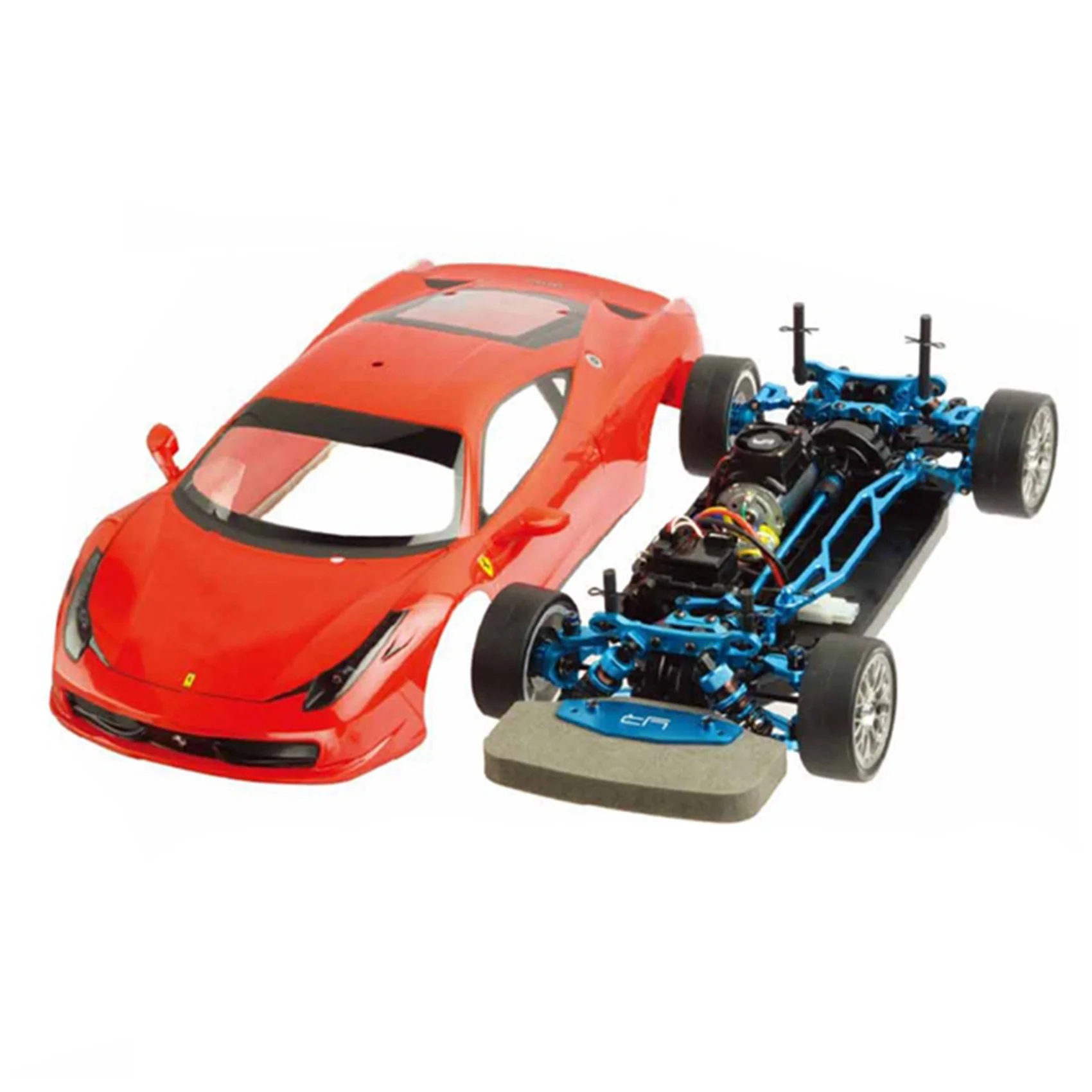 Kit de accesorios de modificación de Metal, brazos de suspensión, juego de nudillos de dirección para Tamiya TT02 TT-02 1/10 RC, piezas de actualización de coche, 1