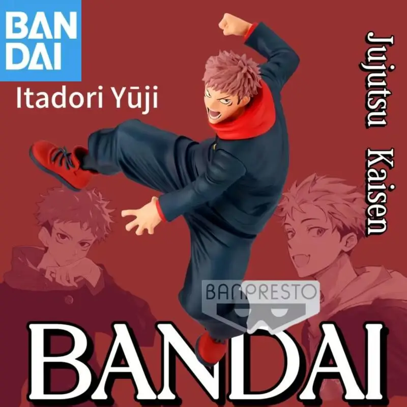 

BANDAI Original BANPRESTO Jujutsukaisen MAXIMATIC YUJI ITADORI New and unopened Anime Action Figurine Model Collection Gift Toy