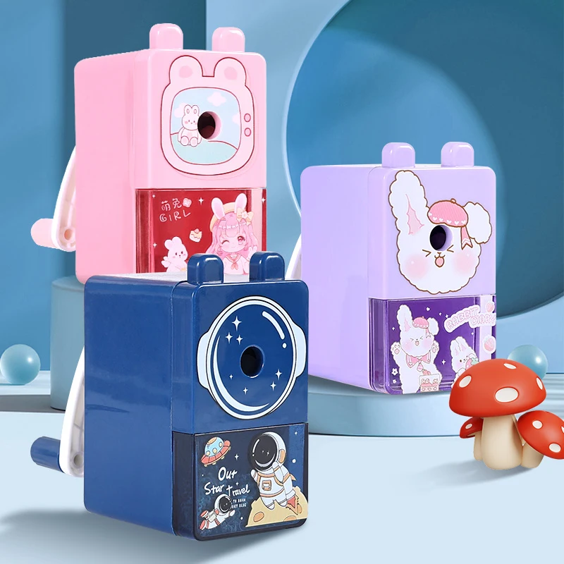 Multi-Function Kawaii Cute Cartoon Pencil Sharpener for Colored Pencils for Kids School Office Stationery