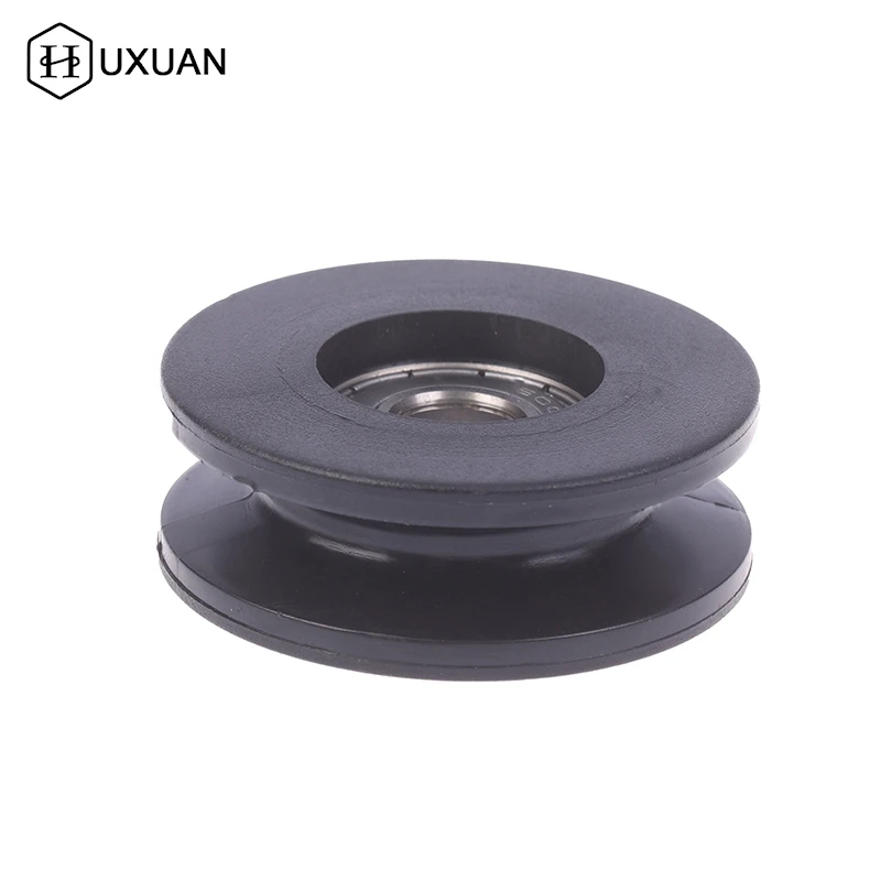 1PC Durable High Quality 50mm Black Bearing Pulley Wheel Cable Gym Equipment Part Wearproof Gym Kit