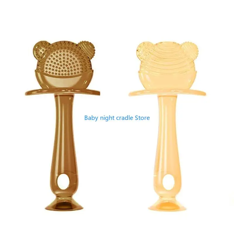 

J2FF Молярная жевательная игрушка для новорожденных, силиконовая успокаивающая прорезыватель для раннего развития, сенсорная