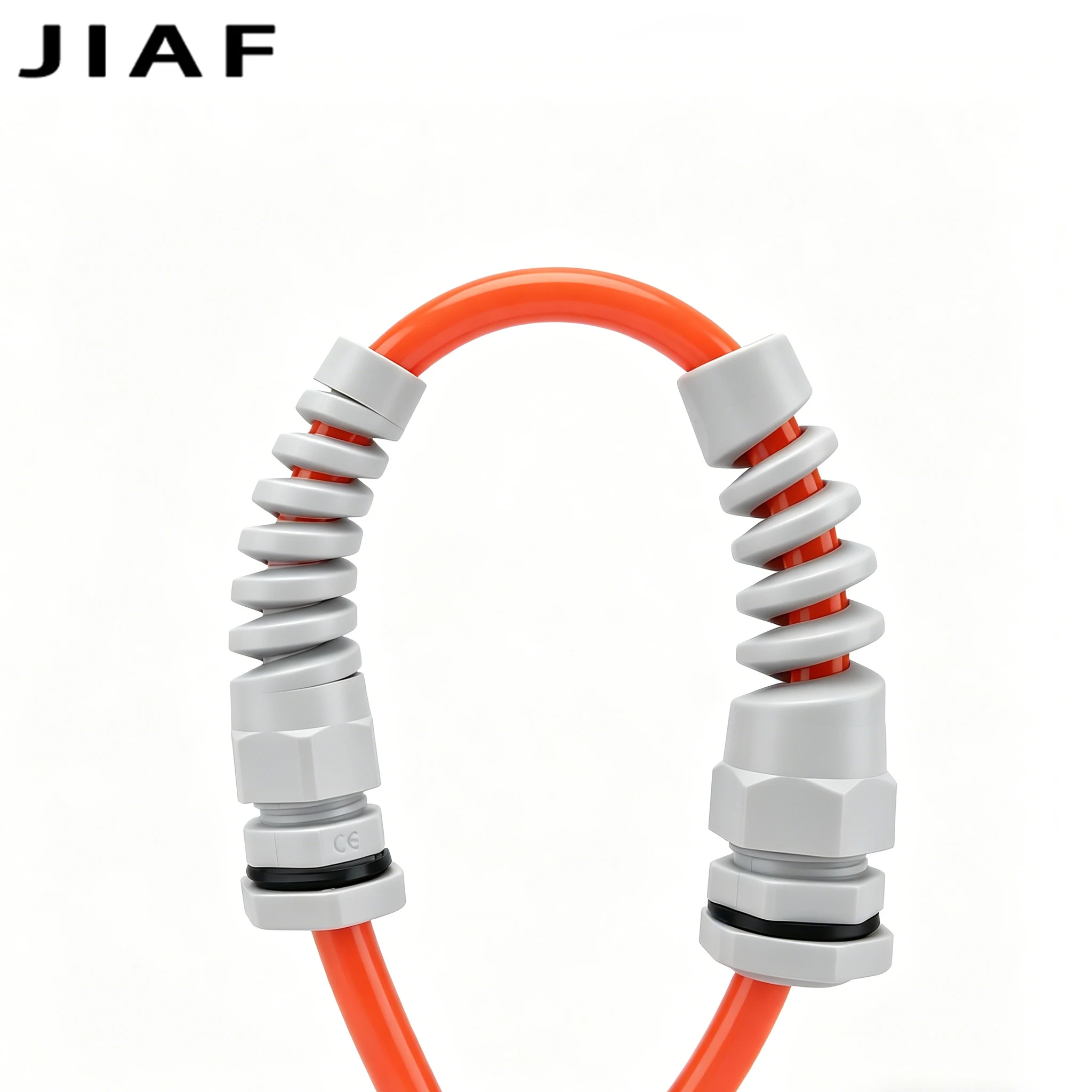 5 uds prensaestopas de Cable impermeable PG7 junta antipalanca de plástico M12 Nylon PA66 prensaestopas a prueba de torsión conector