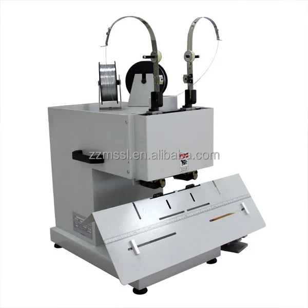 High Speed Electric Wire Book Stapler Machine Wire Stitching Machine Flat Binding on Booklet Machine